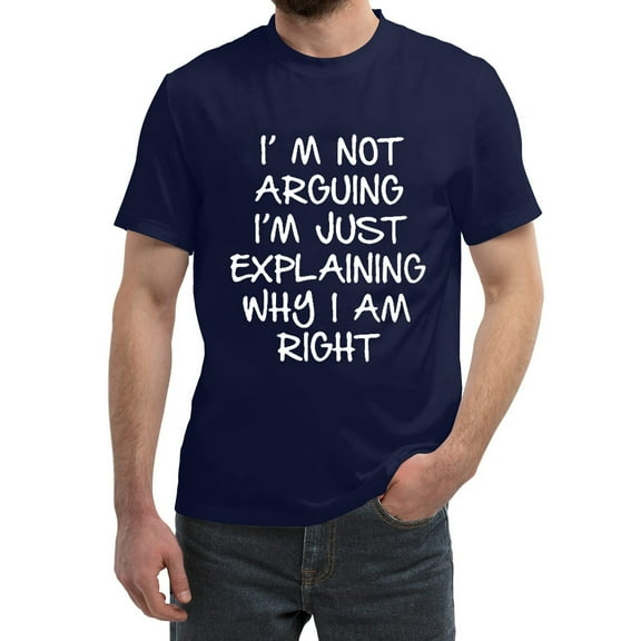 ZZHZGZ Mens 4Th of July Shirt Men T Shirts I'M Not Arguing I'M Just Explaining Why I'M Right T Shirt S