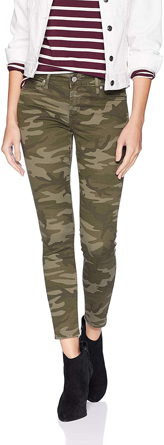 levi's camo jeans women's