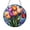 Stained Glass 5.9 Inch, variant on Stained Glass Tulips Cutting Board – Decorative Tulip Kitchen Accessory