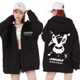 thumbnail image 2 of Ateez el mundo Ep. Fin Will Album Tour-Sudadera con capucha para hombre y mujer, chaqueta informal con cremallera, Tops de moda coreana, 2024, 2 of 4