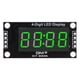 thumbnail image 5 of FLhrweasw Módulo Reloj Tubo 4 Dígitos 0.36in TM1637 Multicolores para (verde), 5 of 9