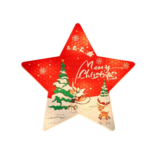 Leutsin Christmas Window Lights LED Hanging Curtain Light Garland Xmas Tree Decoration