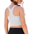 thumbnail image 4 of KyCheLot Girls Crew Neck Tank Tops Backless Solid Color Sleeveless Short Clothes Fitted Racerback Tank Tops, 4 of 7
