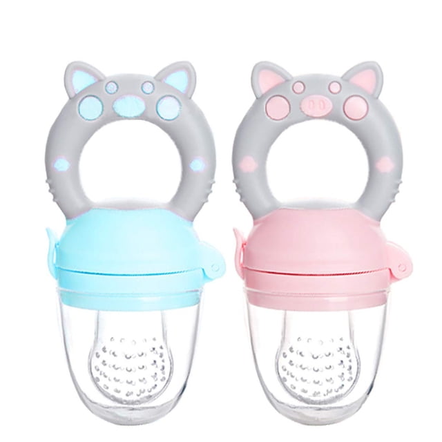 uds alimentador de alimentos para bebés alimentador de alimentos chupete de frutas chupete de alimentos para bebés alimentador forma de cerdito, libre de BPA L Jormftte LRWJ520-3