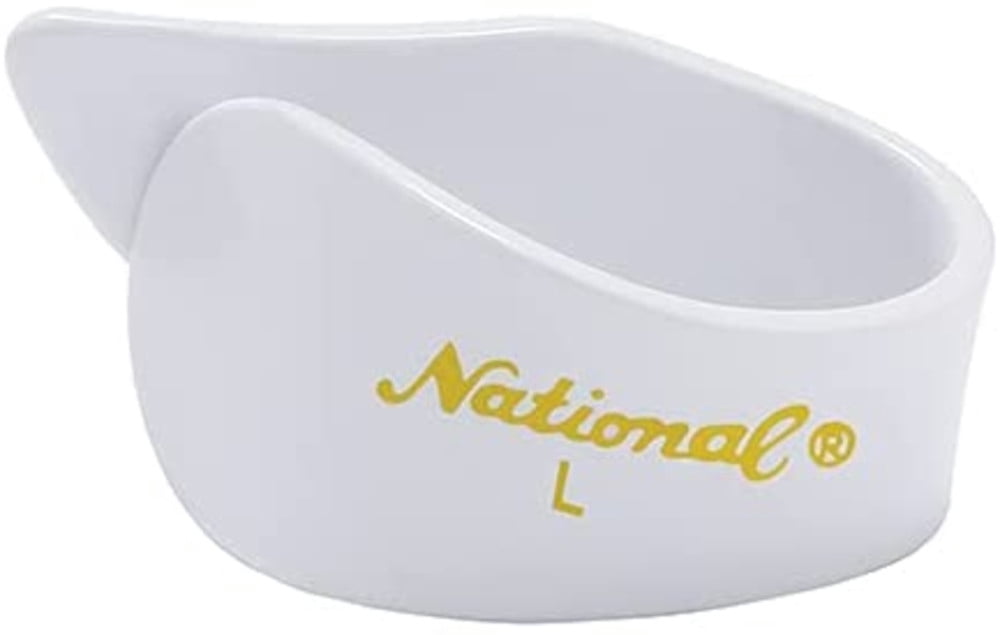 National Thumb Picks - 8 Pack - Celluloid - Large White  From D'Addario