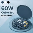 thumbnail image 4 of Estuche para cables multifunción 9 en 1: carga rápida, material PVC+ABS, varios colores, velocidad de transmisión de 480 Mbps, tamaño compacto para Canadá., 4 of 5