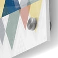 thumbnail image 2 of Epic Art 'Mod Triangles II Soft' by Michael Mullan, Acrylic Glass Wall Art, 24"x36", 2 of 3