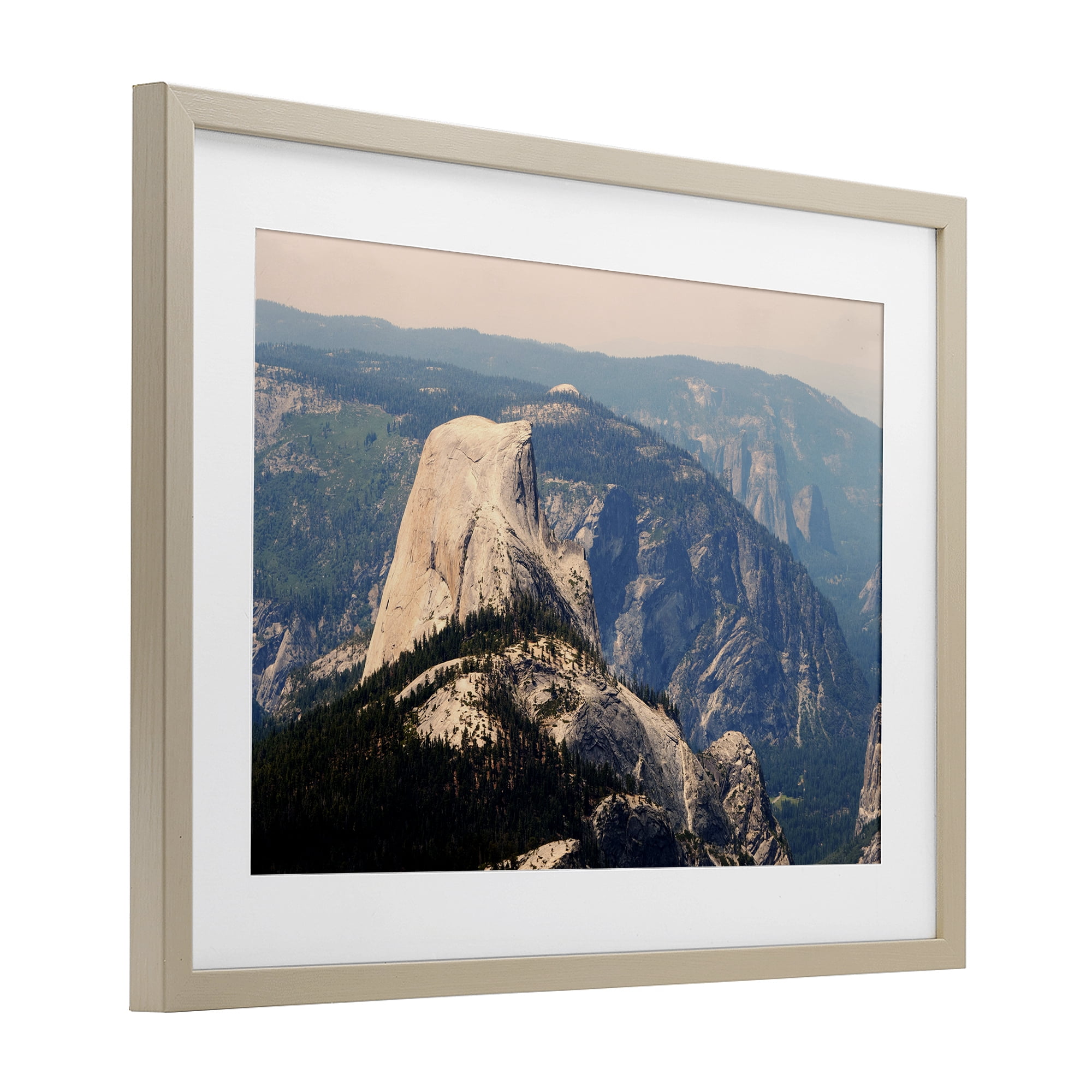 Stupell Industries Granite Monolith Above Forest Birch Framed Print Under Glass, design by Gemma Bardot