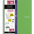 thumbnail image 7 of Five Star 5 Subject Wide Ruled Notebook Plus Study App, 8" x 10.5", Retro Green, Poly, Spiral, 200 Sheets, 7 of 7