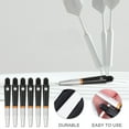 thumbnail image 2 of 6-Pack Steel Tip Dart Shafts Set with Replaceable Nylon Flights and Aluminum Components for Professional Dart Players, 2 of 6