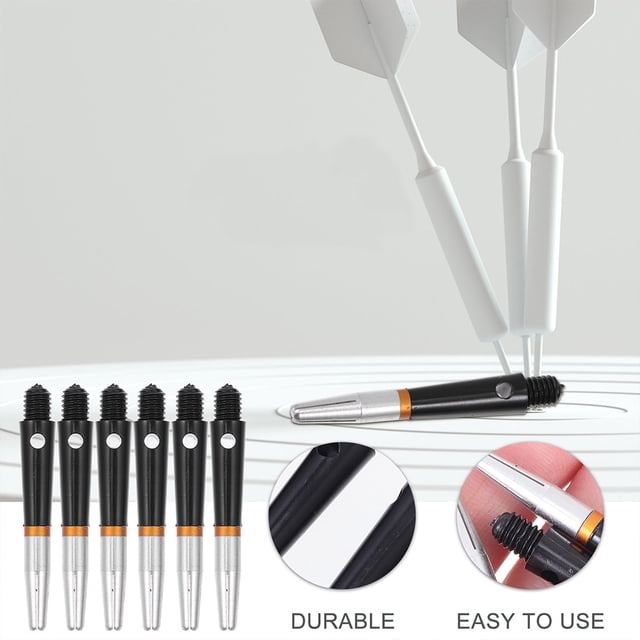 Raindrops 6 Pcs Accessoires de Fléchettes Rotatives en Aluminium Vols de Fléchettes Assortis