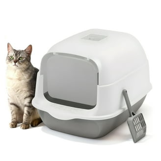 Litter Container Top Open Cat Litter Box XXL Stainless Steel Cat Litter Box  With High Side,