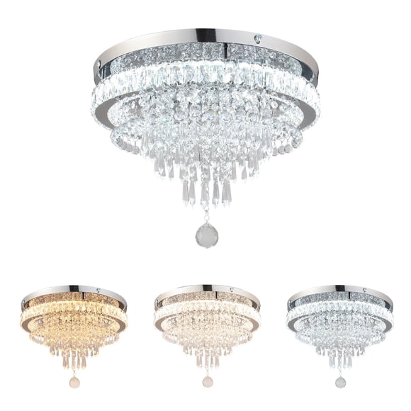 Lámpara FRIXCHUR 19.7 Crystal c/ LED 55W 2700K/4000K/6500K