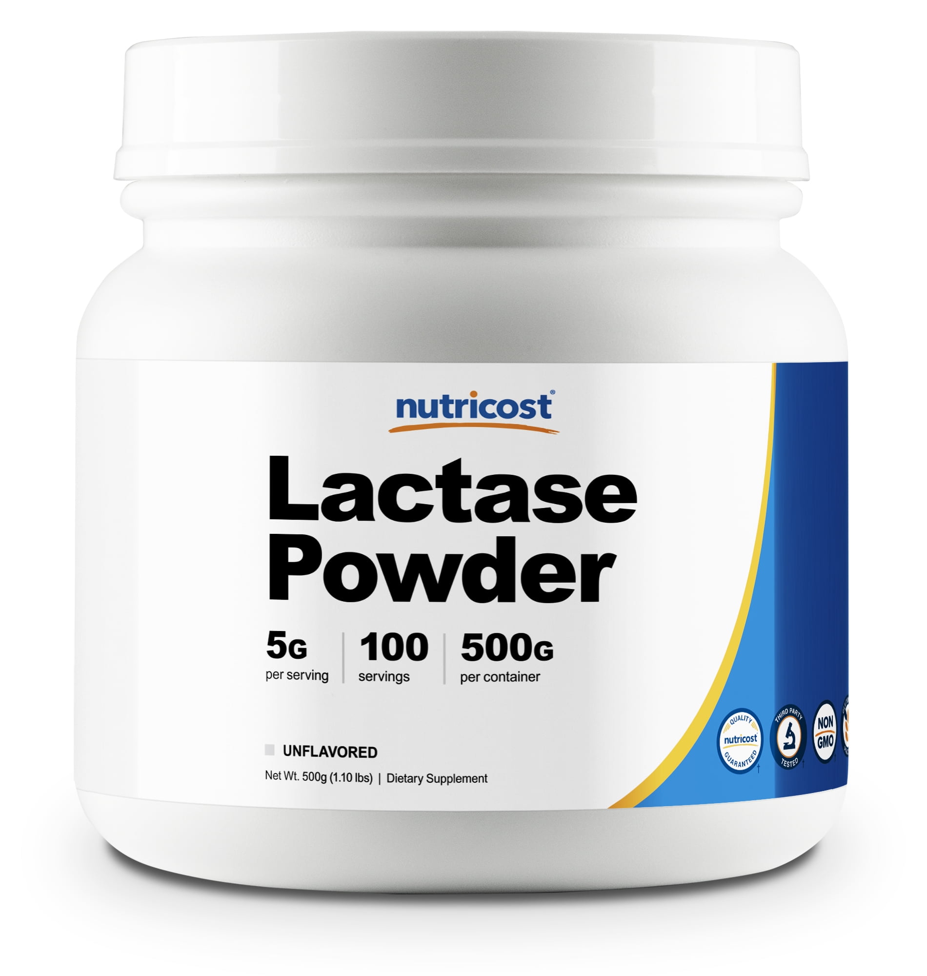 Nutricost Lactase Powder 500 Grams NonGMO, Gluten Free, Lactase