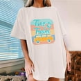 thumbnail image 2 of IROINNID Fashion Women Loose Short Sleeve Comfy Summer Printed Casual Top Pullover T-shirt, 2 of 6