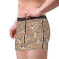 thumbnail image 3 of Kdxio Men's Boxer Briefs with Cactus Alpaca Print - Comfortable and Breathable Underwear for Everyday Wear, 3 of 7