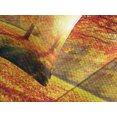 thumbnail image 4 of Ambesonne Fall Quilted Bedspread Set 3 Pcs, Misty Day in the Forest, Queen Size, Orange Yellow Green, 4 of 5