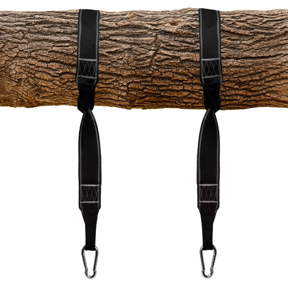 Squirrel Products Two Nylon Tree Swing Hanger Straps - 10ft Each