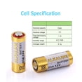 thumbnail image 3 of Batería alcalina LiCB A23 23A 12V (paquete de 5), 3 of 5