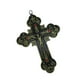 thumbnail image 5 of Crucifijo Cruz cristiana Colgante Oración Collar para Regalos de viaje Verde jinwen Colgante Cruz, 5 of 8
