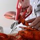 thumbnail image 5 of Tijeras de acero inoxidable para mariscos, langostas, camarones, cangrejos y peladores (1 pieza, rojo), 5 of 5