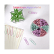 thumbnail image 4 of ClasificacióN de Datos PalíNdromo de Color MacarróN 1080 Clips de Papel con ClasificacióN de Datos de Clip de Papel de 33 Mm, 4 of 9