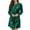 Green, variant on Jane Wardrobe Velvet Long Sleeve Knee Length Dress for Women, Crew Neck Loose Fit, Elegant Holiday Midi Dress, 1 Piece, S-XXL, Plus Size Friendly