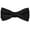 Black, variant on Boy's Solid Silky Bow Tie