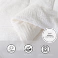 thumbnail image 2 of Edredón KASENTEX Luxury Plush Sherpa con 1 o 2 camas XL, color blanco brillante, 2 of 9