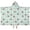 Pug Crown Gingham, variant on Pug Crown Gingham Blue Pattern Teens Hooded Bath Towel Wrap for Ages 3 To 12,Quick Dry Lightweight Soft Microfiber Bath Beach Pool,50"x30"