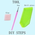 thumbnail image 3 of 5D DIY nieve chica ciervo pintura de cristal patinaje niña muñeco de nieve diamantes de imitación bordado imagen de diamante hogar familiar punto de cruz Sweethay JR0617-04, 3 of 6