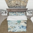 thumbnail image 3 of Designart 'Indigold Watercolor Lovely bird III' Cottage Duvet Cover Set, 3 of 4