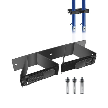 Volleyball Upright Pole Storage, Indoor Volleyball Poles Wall Rack, Efficient club storage Fit for Volleyball Badminton and Tennis