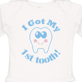 thumbnail image 4 of Inktastic I Got My First Tooth Baby Boy Boys or Girls Long Sleeve Baby Bodysuit, 4 of 5