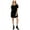 black, variant on Sanctuary Clothing Womens Pleated Velvet Shift Dress, Black, Large