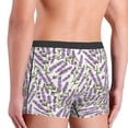 thumbnail image 4 of Kdxio Men's Boxer Briefs with Lavender Flowers Print - Comfortable and Breathable Underwear for Everyday Wear, 4 of 7