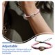 thumbnail image 5 of Minnieouse 1 Juego de pulseras trenzadas, de concha, accesorio de moda de ambiente exótico, conjuntos de joyería hechos a mano para el vestido Ropa, zapatos y accesorios Miscelánea Oro colorido Minnieouse AP009526-08, 5 of 6