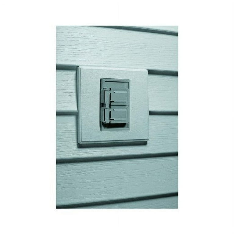 Ply Gem Gray Vinyl Mounting Blocks 6-3/4