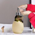 thumbnail image 2 of 1pc Hand Painted Dinosaur Series Refillable Lotion and Soap Dispenser for Bathroom and Kitchen, 2 of 4