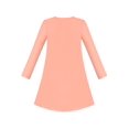 thumbnail image 2 of Robe Fille Manches Longues Papillon Contraste de Couleur Décontractée Usage Quotidien 3 Ans, 2 of 6