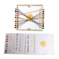 thumbnail image 1 of Juego de mesa familiar con cuerda para desenredar nudos, rompecabezas de cuerda torcida, juguete para desenredar, apilar y clasificar para niños., 1 of 10