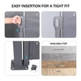 thumbnail image 4 of 138" x 71" Retractable Side Awning, Side Awning Privacy Screen Retractable Privacy Fence, 280g/m² Polyester Fabric, Waterproof & UV-Resistant for Patio, Garden, Terrace, and Office, Gray, 4 of 5
