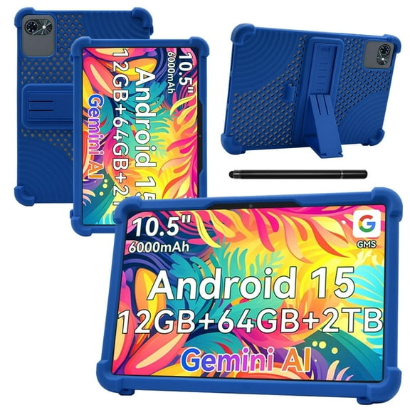 [NSFN] For Tabwee T80 Tablet Case,Tabwee Tablet 10.5 inch 2025 Case,Stand Function,Multi-Angle,Shockproof, Drop Prevention Cover,(Blue)