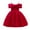 Red, variant on LYHaoo Kids Toddler Baby Girls Spring Summer Solid Ruffle Sleeveless Princess Dress Children's Day Clothing,Girls Casual Dresses Sizes 3-4 Years Pink