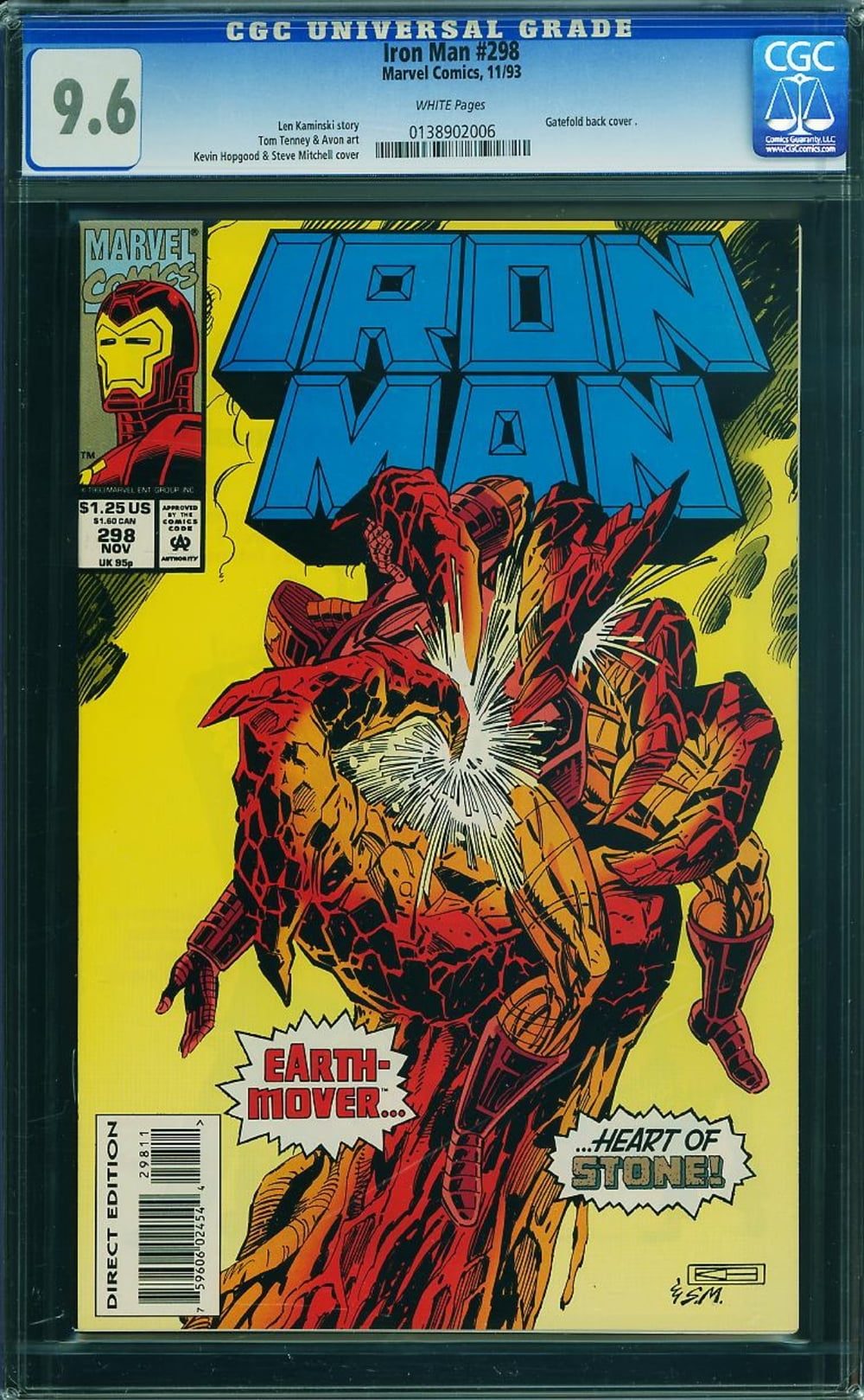 Iron Man #298 - CGC 9.6 Comic Book