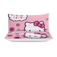 thumbnail image 3 of Hello Kitty 3-Piece Comforter Set for Bedroom, Hello Kitty Bedding Set for Kids Adults, Soft Microfiber Duvet Cover Set with Zipper Closure, 1 Duvet Cover + 2 Pillow Covers, 3 of 8