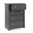 thumbnail image 5 of Storkcraft Crescent 4 Drawer Nursery Chest, Gray, 5 of 14