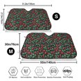 thumbnail image 7 of Lsque Strawberry Car Windshield Sun Shade | Accordion Folding Style Auto Shade for Car Truck SUV Van | Blocks UV Rays Sun Visor Protector | Medium, 7 of 7