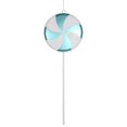 thumbnail image 1 of Vickerman 17" Sarcelle-Blanc Sucette Noël Ornement, 1 of 2