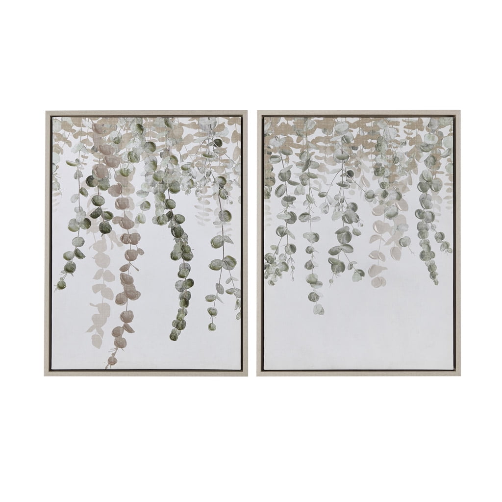 MAYEERTY Eucalyptus 2-Piece Framed Canvas Wall Decor Set